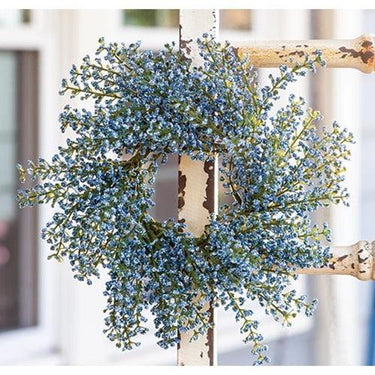 Bursting Astilbe Candle Ring Sky Blue 35 - The Fox Decor